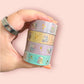 Dreamy Books Foiled Washi Tape Roll for Book/Reading Journaling