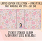 *LIMITED EDITION* Pink Petals Sticker Storage Album (MAX. OF 2 PER ORDER)