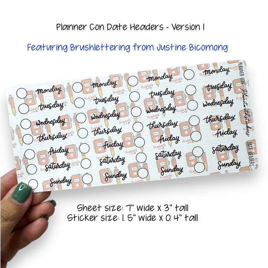 Planner Con, Eh! 2025 – Limited Edition Sticker Collection (Pre-Order)