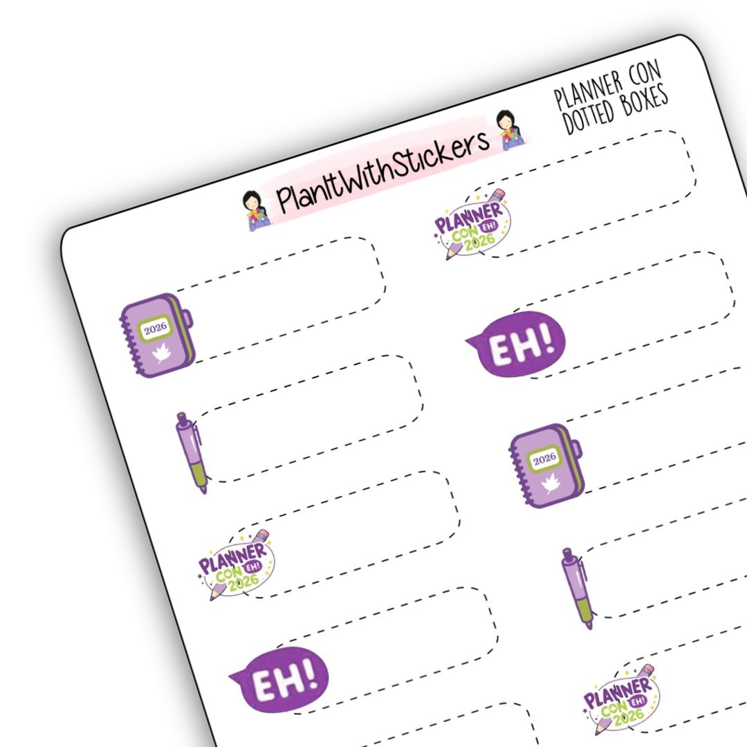 Planner Con, Eh! 2026 Dotted Boxes