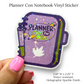Planner Con Notebook Vinyl Sticker