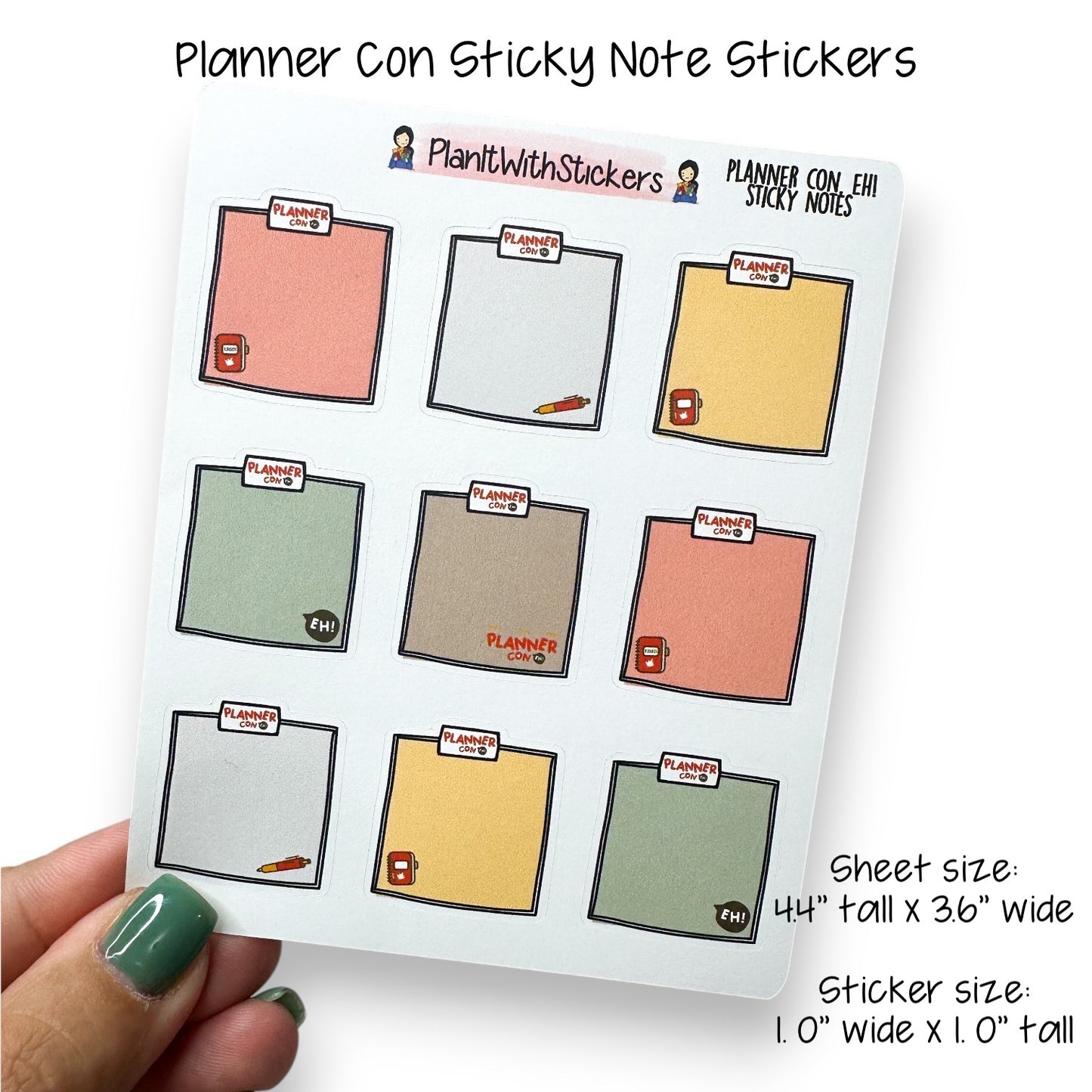 Planner Con, Eh! 2025 – Limited Edition Sticker Collection (Pre-Order)