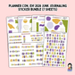 BUNDLE - Planner Con, Eh! 2026 Junk Journaling Sticker Bundle