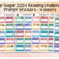 2024 Popsugar Reading Challenge Planner Sticker Kit for Book Planner and Journals