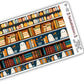 Pumpkins and Ghosts Bookshelf Long Washi Strip Stickers