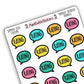 "Rating" Bookish Bubbles Book Review Sticker - Summer 2026