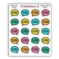 "Rating" Bookish Bubbles Book Review Sticker - Summer 2026
