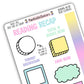 Reading Recap Journaling Stickers – Tastes Like Ice Cream (June)