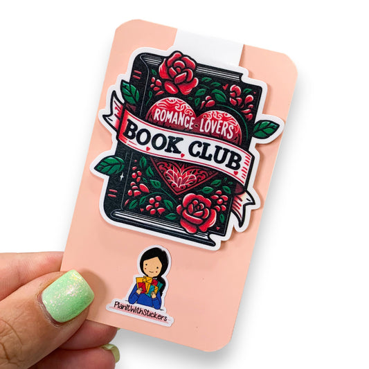 Romance Lovers Book Club Magnetic Bookmark