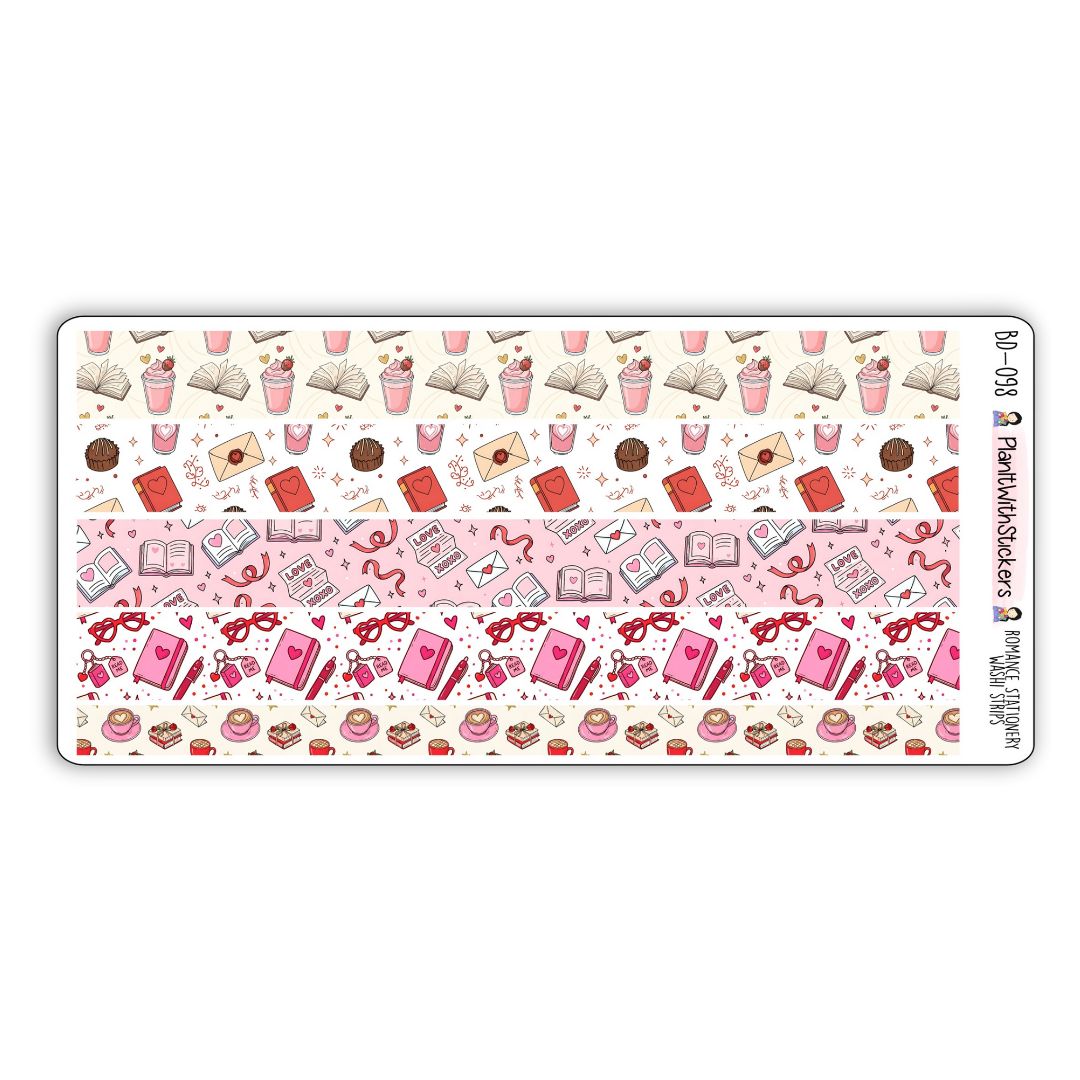 Romance Stationery Long Washi Strips