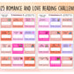 2025 Romance and Love Reading Challenge for Readers and Book Journalers