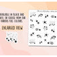 Shooting Star Icon Sticker Sheet for Planners