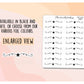 Star Accent Banner Sticker Sheet for Planners