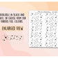 Star Sparkle Header Sticker Sheet for Planners