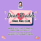Dear Reader Monthly Snail Mail Club | Free Shipping (October)