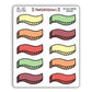 Sketched Ribbon Banner Stickers – Fall 2025 Collection