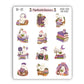 Spooky Boos And Books Sticker Sheet