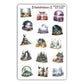 Halloween Spooky Decorative Stickers – Fall 2025 Collection