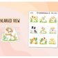 Spring Puppies Dog Deco Stickers