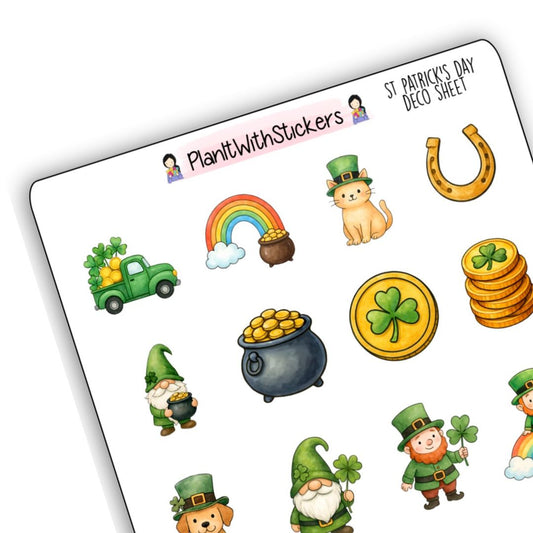 St. Patrick's Day Deco Stickers