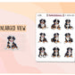 St. Bernese Dog Deco Stickers