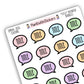"Title" Bookish Bubbles Book Review Sticker - Spring 2026