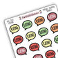 "Rating" Bookish Bubbles Reading Sticker- Fall Bookish Collection