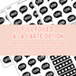 Book Journal Starter Stickers - Full Foiled -  À La Carte (Part 1)