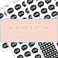 Book Journal Starter Stickers - Full Foiled -  À La Carte (Part 1)
