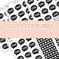 Book Journal Starter Sticker Pack - Full Foiled (Bundle)