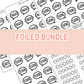 Book Journal Starter Sticker Pack - Foiled (Bundle)