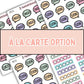 Book Journal Starter Stickers - Pastel Colours - À La Carte