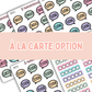 Book Journal Starter Stickers - Pastel Colours - À La Carte