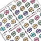 Book Journal Starter Stickers - Pastel Colours - À La Carte