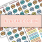 Book Journal Starter Stickers - Summer 2025 Colours - À La Carte