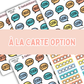 Book Journal Starter Stickers - Summer 2025 Colours - À La Carte