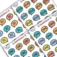Book Journal Starter Stickers - Summer 2025 Colours - À La Carte