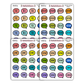 Book Journal Starter Stickers - Rainbow Colours - À La Carte