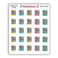 E-Reader Icon Stickers - Summer 2026 Colours