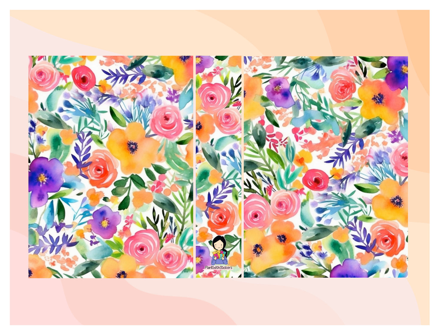 Summer Florals Sticker Storage Album