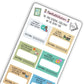 The Debut Era (#1) The Eras Reading Challenge Book Prompt Stickers