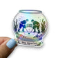 The Boy Aquarium Hockey Players Holographic Diecut Sticker