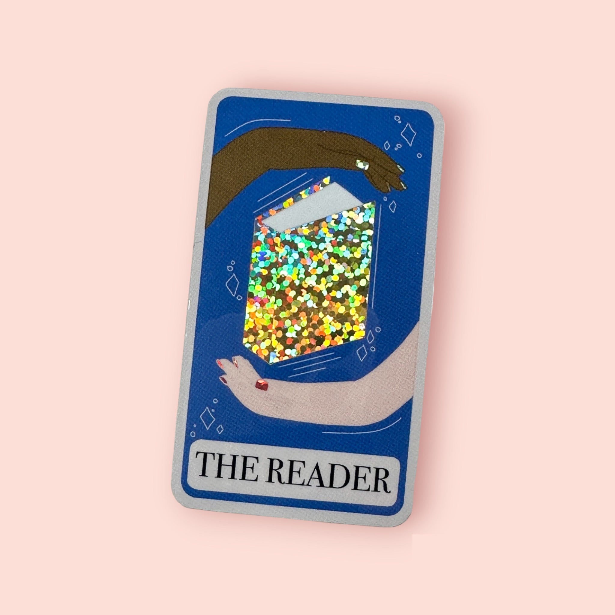 Check Reader Sticker The Reader Bookish Reading Vinyl Diecut Sticker – PlanItWithStickers