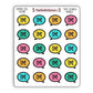 "Time" Bookish Bubbles Book Review Sticker - Summer 2026 (Copy)
