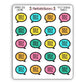 "Title" Bookish Bubbles Book Review Sticker - Summer 2026