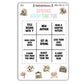 Spring Book Tac Toe Reading Challenge/Game Stickers