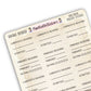 Vintage Library - Duo Book Reading Tracker Stickers
