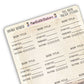 Vintage Library - Full Book Tracker Stickers