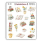 Watercolour Sunflower Bookish Deco Stickers