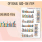 2025 - The 52 Book Club Reading Challenge Prompt Sticker Set for Planners and Journals